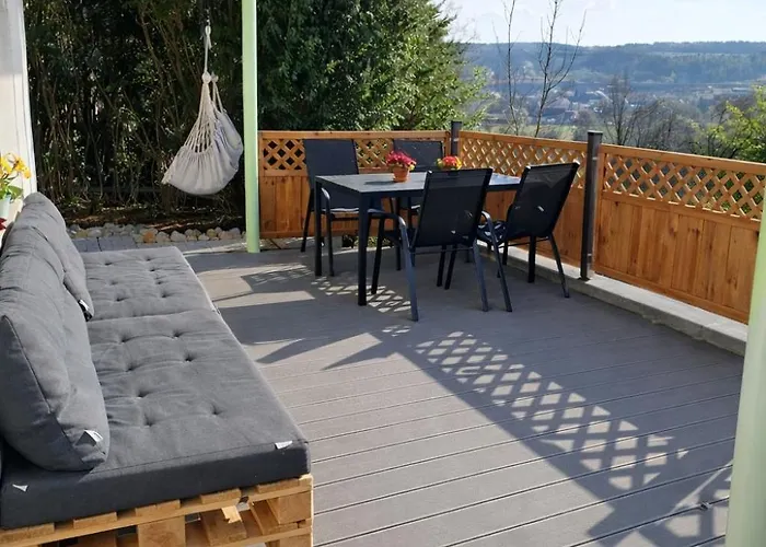 Chalet Mit Sauna, Kamin&fernblick Im Steigerwald