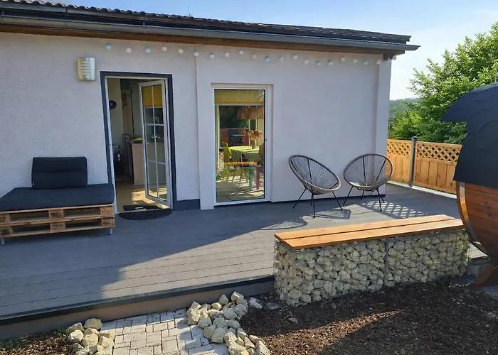 Mit Sauna, Kamin&fernblick Im Steigerwald
