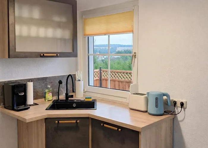 Mit Sauna, Kamin&fernblick Im Steigerwald Chalet Schlüsselfeld